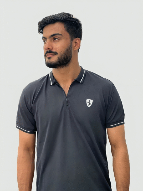 Men’s Zipper Polo